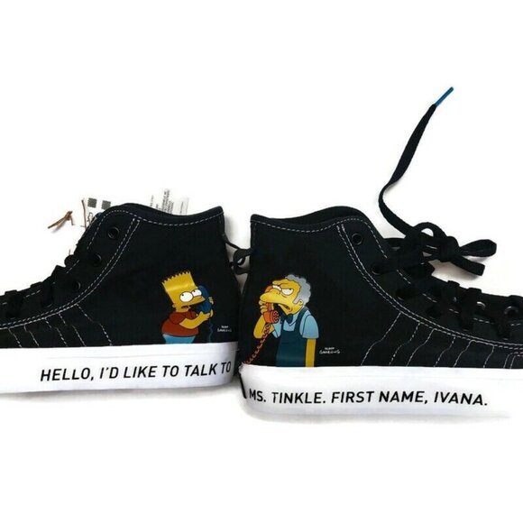 Adidas The Simpsons x Nizza HI RF J Casual Sneakers Mens 6 Pranks On Moe GZ3538 - Picture 5 of 9
